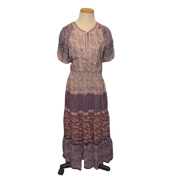 Sea Ney York Multicolor Maxi Dress Size 6 - Picture 1 of 7